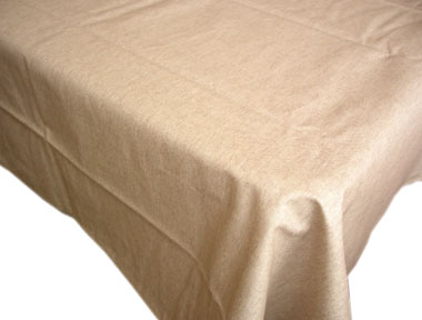 WCoated Linen Tablecloth (LINTO. natural) - Click Image to Close